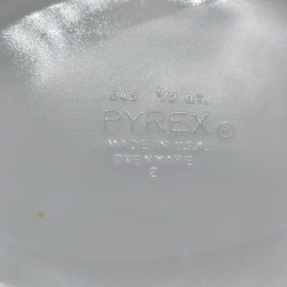 Promo Vintage Pyrex Regency 043 Oval Casserole Dish NO LID 1965 1.5 Qt Read - Picture 7 of 10